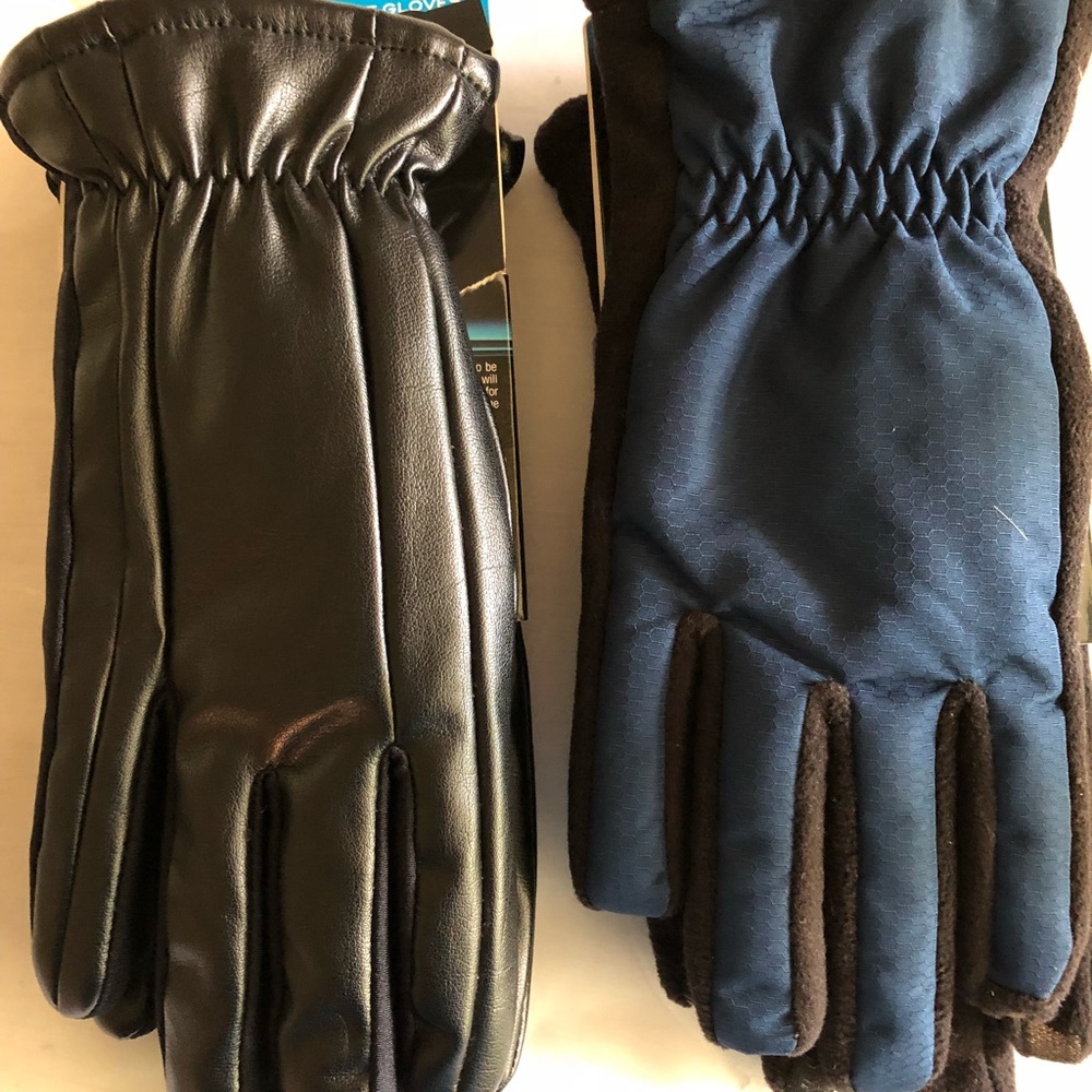 Men’s Large ISOTONER Smart Touch Gloves Two pairs